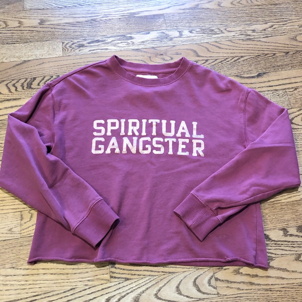 Spiritual Gangster Crew Neck Logo Sweatshirt